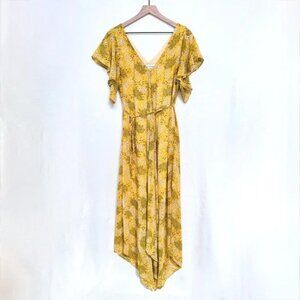 Emma & Michele Yellow Floral Maxi Dress